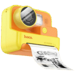 hoco. Dječija kamera sa printerom, 2" IPS LCD, 720p, microSD - DV200 Yellow