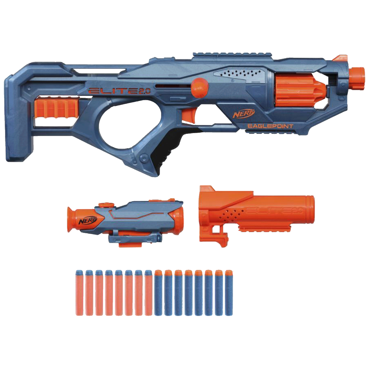 49467_17273520689safh23jn0 Nerf Dječija igračka, puška - blaster, sa 16 projektila - Elite 2.0 Eaglepoint RD-8 - Image 1