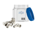 ZED electronic F-Konektor kutni, pakiranje 50 komada - FKK/50