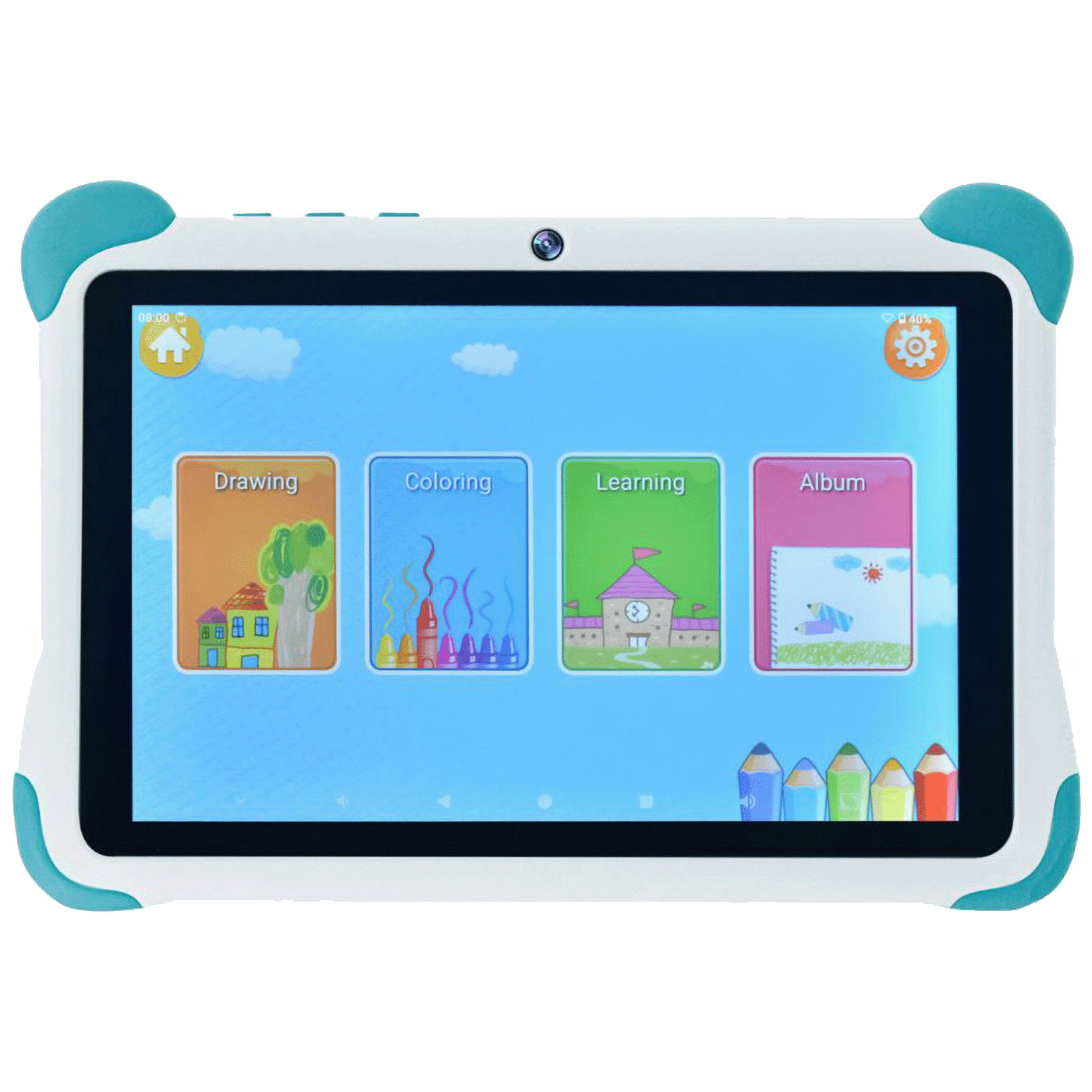 54441_1732180776ogod7tvox3 MeanIT Tablet 8", Android 14 Go, 3GB / 32GB, WiFi - K28 Fun Kids - Image 1