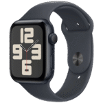 Apple Pametni sat, 1.57" LTPO OLED zaslon, vodootporan, BT, WiFi - Watch SE 2024 GPS 40mm Midnight