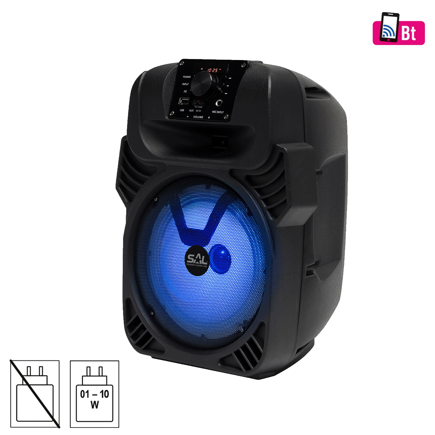 56468_1736410300fuddpdhpca SAL Zvučnik bežični, Bluetooth, FM radio, KARAOKE, 40 / 25W - PAR20BTC - Image 1