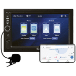 SAL Auto radio, 4 x 45W, 7" LCD Display, BT, USB, microSD - VBX910