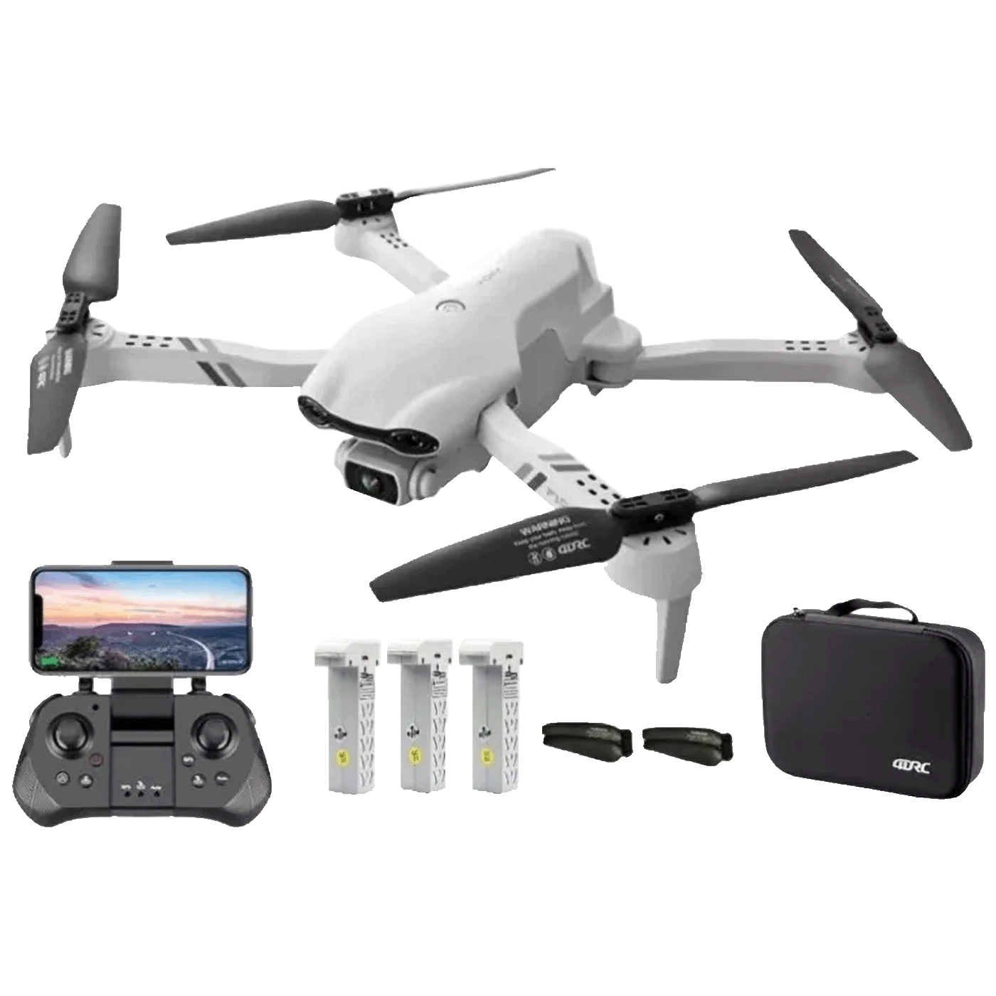 61523_1746453231mu8smzyxtv Extralink Dron, 1600mAh, do 15 minuta, 3 baterije - Smart Life F10 Set +3 batteries - Image 1
