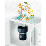 Amiko Drobilica otpada od hrane, 745W - EVO 100 - Image 2