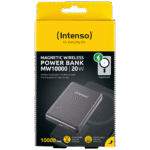 (Intenso) Prijenosni punjač, MagSafe, 10000mAh, bežični - POWERBANK MW10000 Gray