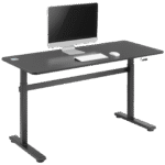 Ergo Office Radni stol 140 x 60 cm, podesiva visina, crna - ER-401 B