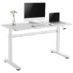 Ergo Office Radni stol 140 x 60 cm, podesiva visina, bijela - ER-401 W
