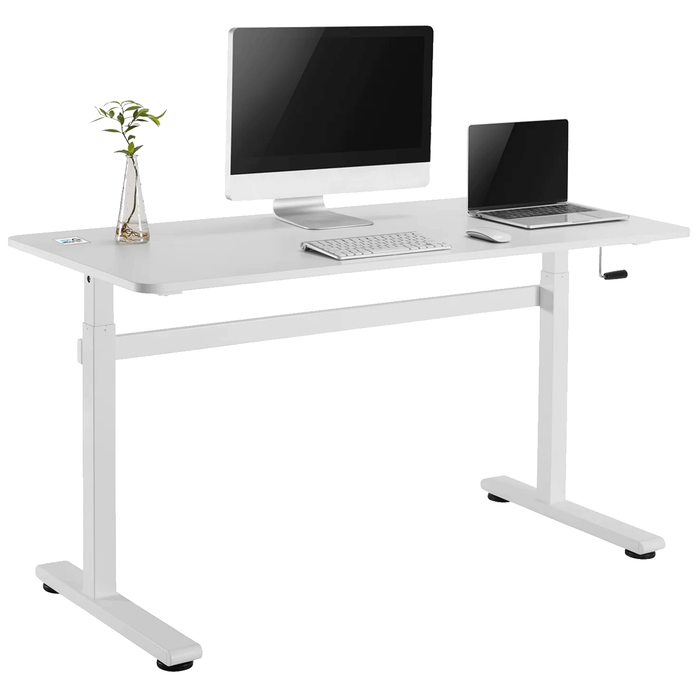 67708_175930694410kspkot7j Ergo Office Radni stol 140 x 60 cm, podesiva visina, bijela - ER-401 W - Image 1