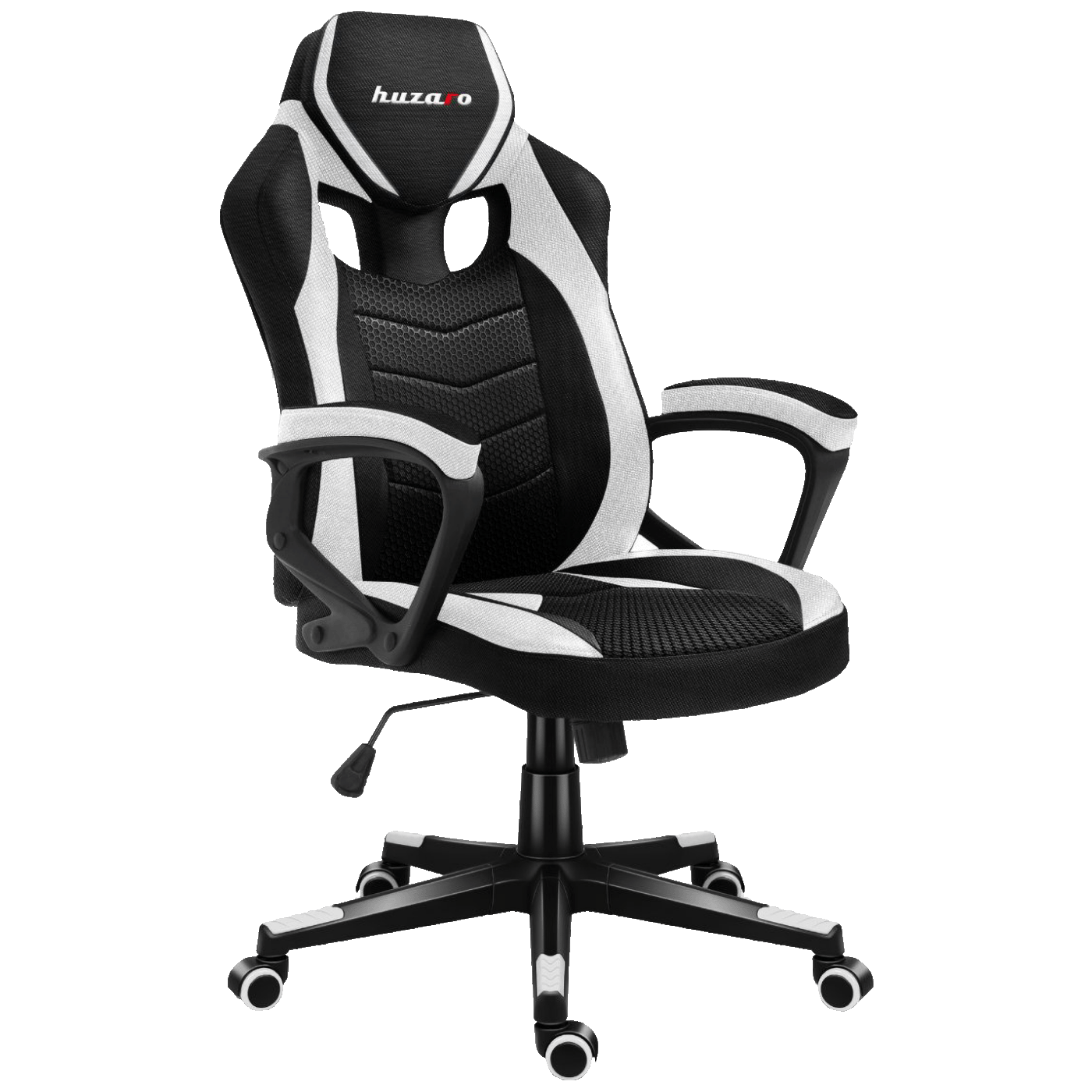 72019_17637288062gh3z809b6 Huzaro Gaming stolica, bijelo / crna - Force 2.5 White Mesh - Image 1