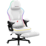 Huzaro Gaming stolica, RGB, Bluetooth - 4.6 White Mesh RGB Smart - Image 2