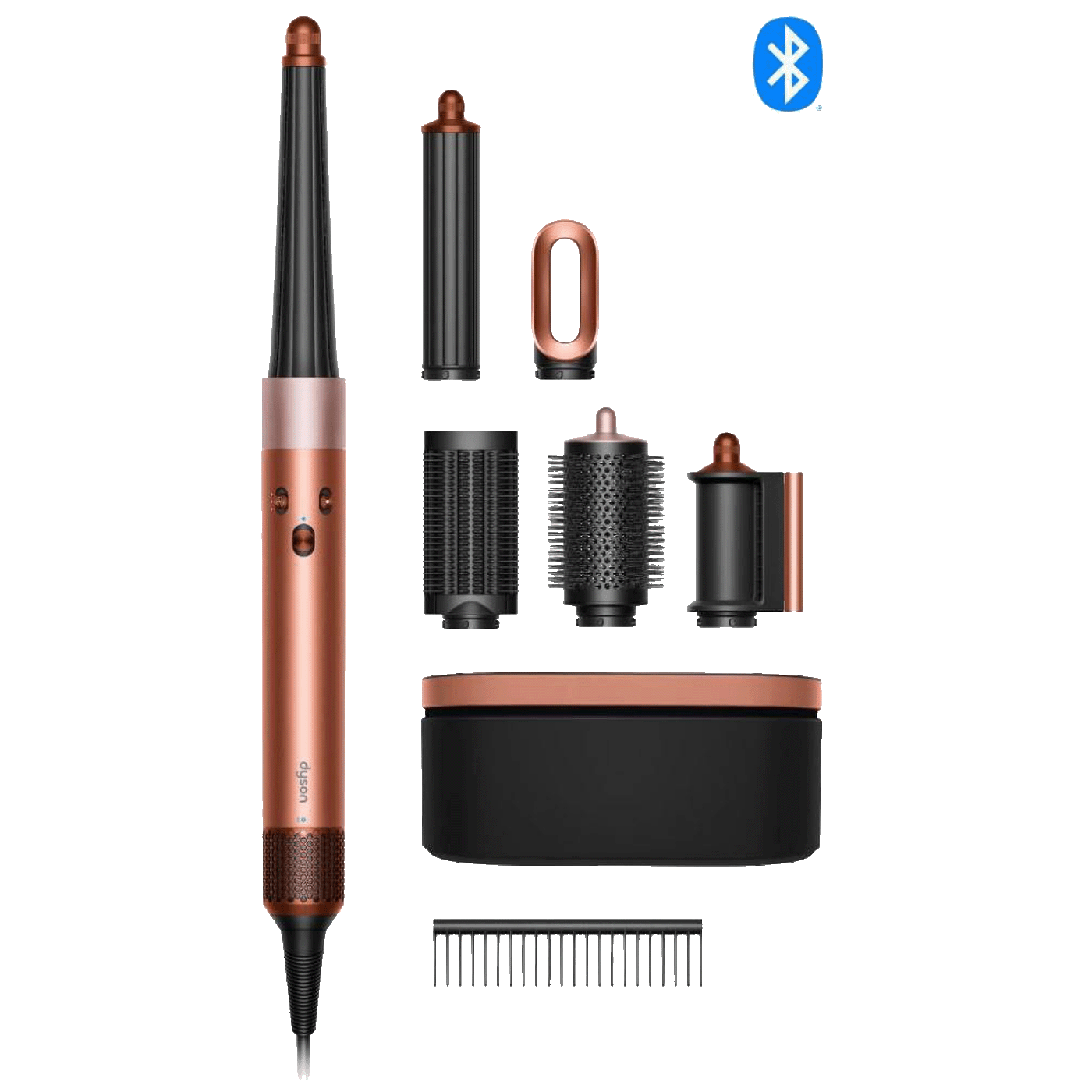 73448_17682896342lktt7eaej Dyson Uvijač za kosu, 1300W, Bluetooth, Multistyler - Airwrap i.d.Amber Silk/Pink C.+Wavy - Image 1