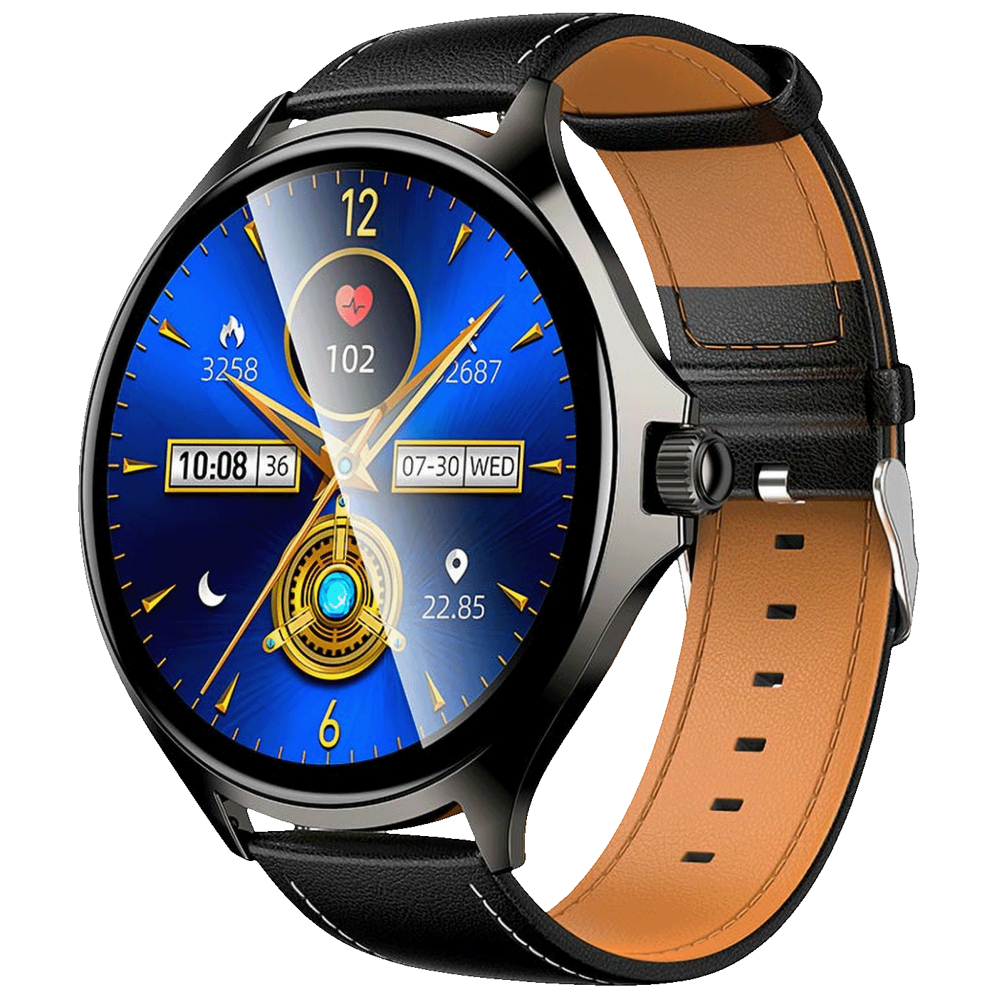 75903_1773656315za61z0huc9 hoco. Pametni sat, 1.7" ekran, Bluetooth, GPS, IP67 - Y39 - Image 1
