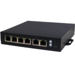 Amiko Home PoE mrežni switch, 6 port RJ-45, 4 PoE, rack ugradnja  - POE SWITCH 4CH+2