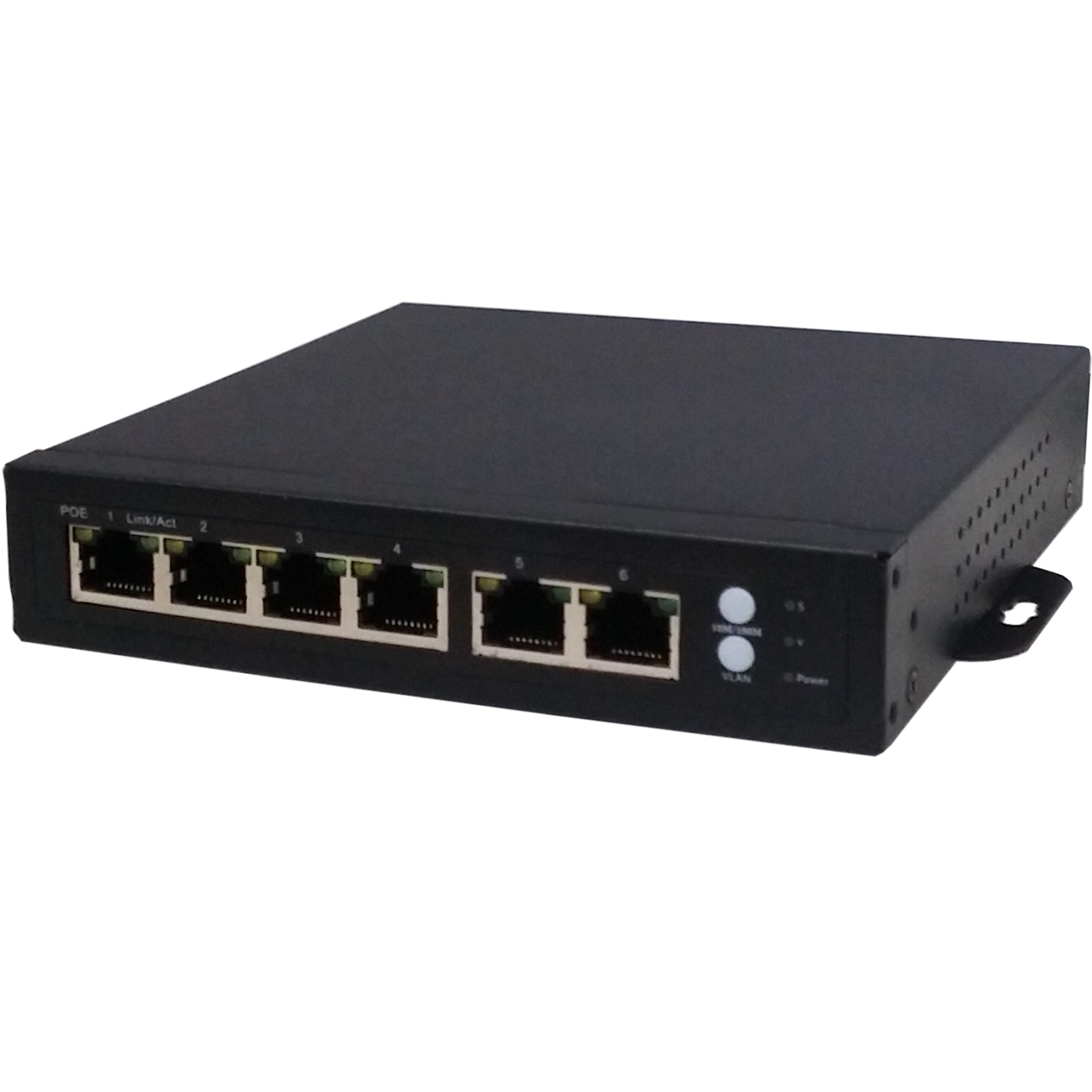 7829_1686167855axnha8aok7 Amiko Home PoE mrežni switch, 6 port RJ-45, 4 PoE, rack ugradnja - POE SWITCH 4CH+2 - Image 1