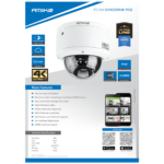 Amiko Home Kamera IP 8MP, 4K, SD utor, Lens 5mm, IR20 - DVW20M4K POE - Image 2