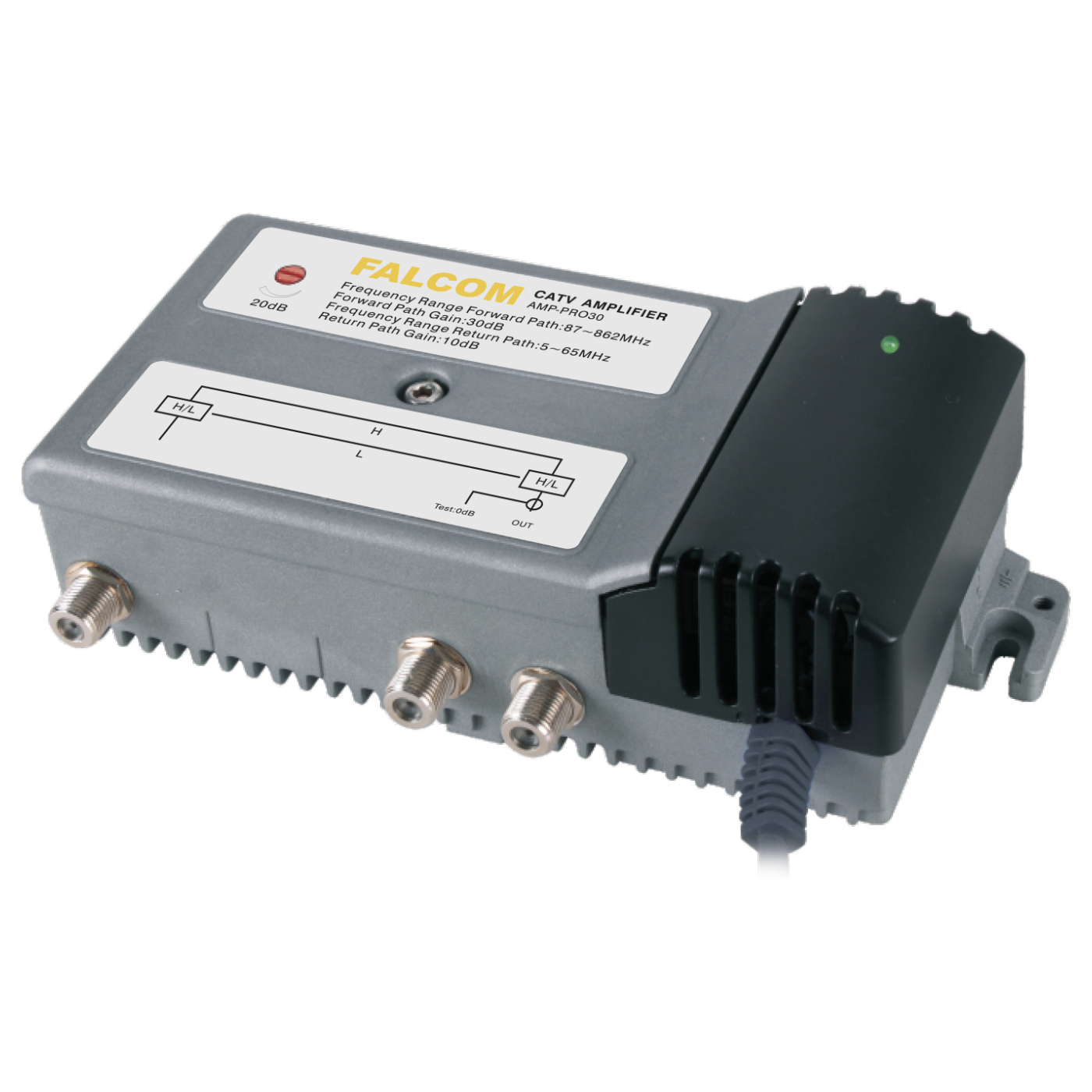 9284_1686171533z49dr2mm06 Falcom Distribucijsko pojačalo 30db sa povratnim pojasom - AMP-PRO30 - Image 1