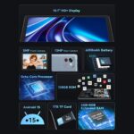 Cubot Tab 65 4GB 128GB WiFi Grey plus mis i tastatura - Image 3