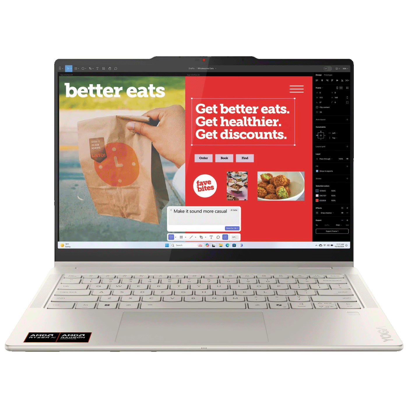 76444_17920557675ptjc1vl81 Lenovo Yoga 7 14AKP10; 83JR0002US - Image 1